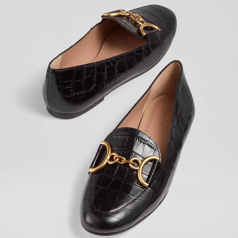 Alligator best sale loafers womens